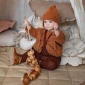 Wooden lacing mushrooms Montessori toy, Educational baby toys for 1 year old, Baby birthday gift, Waldorf fidget toys, Sensory toys for kids