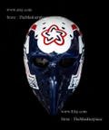 Ron Low Ice Hockey Mask Goalie Helmet 1:1 Scale Wearable Home Decor Vintage Style New Year Christmas Gift G90