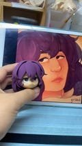 Nendoroid customization GSC Hair and Face Expression, Handmade nendoroid customization personalized hair