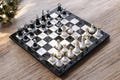 Premium Chess Set, Marble Patterned Chess Set, Unique Metal and Plexy Chess Pieces, Chess Board, Chess Set Handmade, Metal Chess Figures
