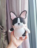 Made to order - Crochet chubby dog - Chubby dog- Amigurumi dog, Stuffed toy, Baby toy, Gift for baby