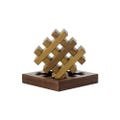 The Web 3 Wood Puzzle from Pelikan Puzzles is wooden IQ Logic Puzzle, Brain Teaser, Puzzle Master, Burr Puzzle