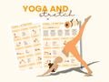 Yoga & Stretching Workout Templates | Flexibility, Strength and Relaxation | Full Body Stretch Routine | Digital Download | PDF