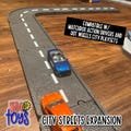 City Streets Expansion Road Kits Compatible w/ Matchbox Action Drivers & Hot Wheels City