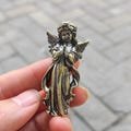 Copper Cute Angel Statue , figure Lucky Brass Home Desk Ornament Decor Miniature Feng shui ornaments Antique Meditation Serene Figurine,gift