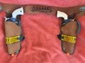 Christmas special Daisy Marshal toy cap gun pistol set-1960's