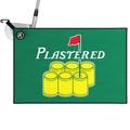 Plastered Magnetic Golf Towel – Waffle Microfiber with Strong Magnet for Bags, Carts & Clubs Funny Golf Accessory for Men and Women- 24"x16"