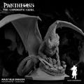 Adult Blue Dragon – Huge 3D Printed Dragon, Terrifying Resin Miniature, Tabletop RPG Boss Monster, Dungeons & Dragons Setpiece