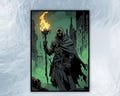 MTG Card Sleeves: Necromancer, High-Quality Sleeves, Perfect for All TCGs,MTG Accessories,Foil/Holo Finish