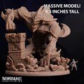 Voidkin Skysplitter – Large Monster 3D Printed in Resin for Tabletop RPGs, Colossal Huge Boss Miniature