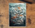 Mtg Card Sleeves: Fish in the ocean Top Quality Sleeves, Suitable for all tcgs High Quality Gloss