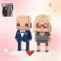 Customizable Full Body Brick Figures for 2 People, Personalized Couple Figurines, Unique Custom Brick Me Gift, Cool Couple Keepsake