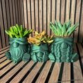 Gnome Family Planter - Mom, Dad, and Baby Gnomes for Home or Garden Decor