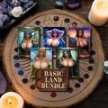 Basic Lands Bundle, MTG PROXY for Magic Commander Deck, EDH