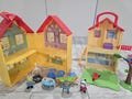 Set of 2 Peppa Pig Houses with 10 Accessories Tree Furniture 2 Figures