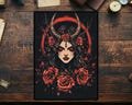 Mtg Card Sleeves: Horned Goddess Top Quality Sleeves, Suitable for all tcgs High Quality Foil/Holo