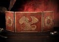 Dungeon Master board game, fantasy game, wooden board game, custom handmade logic game, epoxy dice, game lover gift, gift for geeks