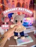 Wilder Crochet Pattern DIGITAL PDF -  Low-Sew Crochet Bite Sized (mini) Anime Doll