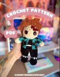 Sol Crochet Pattern DIGITAL PDF -  Low-Sew Crochet Bite Sized (mini) Anime Doll