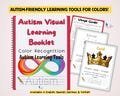 Engaging Autism Workbook: Colorful Tracing Activities for Motor Skills Development, Interactive Color Learning Worksheets - Printable