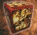 MTG EDH Burn Deck Box Anime Edition | Magic the Gathering Deck Box | * mtg * edh * Fits 100+ Cards | RPG Dice Box