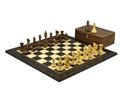 Tiger Ebony Chess Set 20 Inch With Weighted Sheesham Morphy Professional Staunton Chess Pieces 3.75 Inch