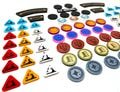 Unofficial Arcs Acrylic Token Upgrade set, Fan made, Double Sided