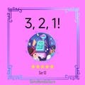 3, 2, 1! 5 Star Sticker Jingle Joy Set 13 Album MonoGo