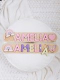 Baby Shower Gift. 1st Birthday Gift. Personalized Name Puzzle. Custom Gift for Kids. Educational Toys. Wooden Baby Girl Gift. Baby Boy Gift.
