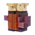 The Waltzing Whales Wood Puzzle from Pelikan Puzzles is wooden IQ Logic Puzzle, Brain Teaser, Puzzle Master, Burr Puzzle
