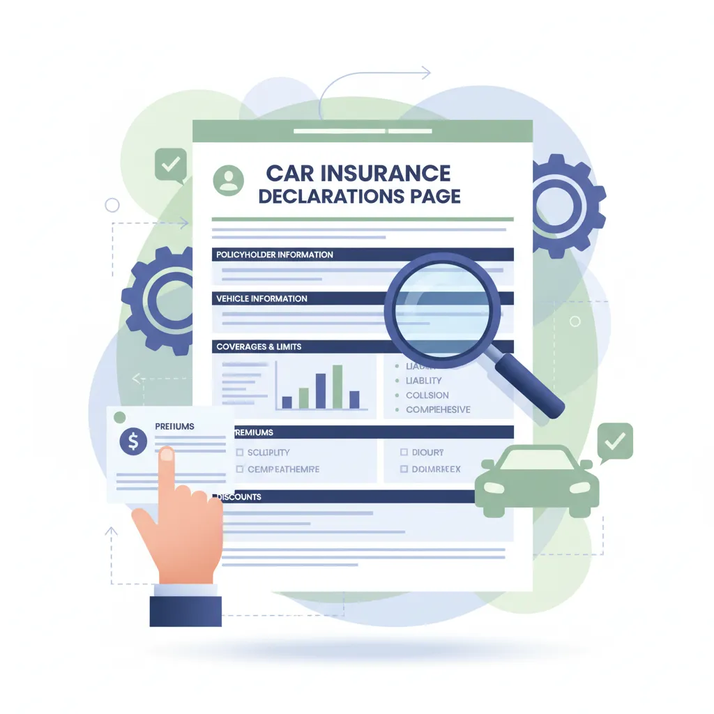 How to read your car insurance declarations page