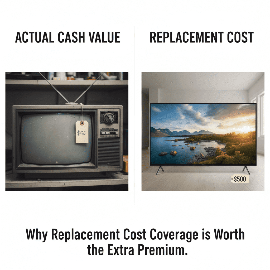 Getting Started with Insurance: The Absolute Basics You Need to Know A side-by-side comparison graphic. Left side: