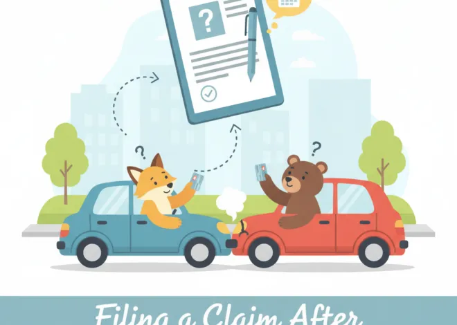 Filing a claim after a minor fender bender