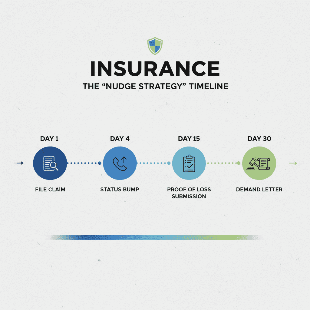Insider Tips for a Smoother Insurance Payout An infographic illustrating the